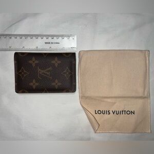 AUTHENTIC Louis Vuitton Pocket Organizer/ Card Holder